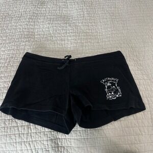 Castaways Tavern St. John USVI Black Shorts Skull Beach Souvenir S